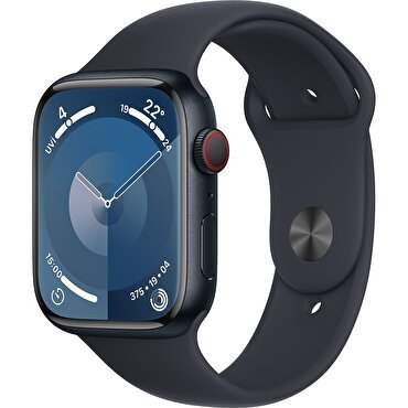 TEŞHİR - Apple Watch Seres 9 GPS + Cellular 45mm Gece Yarısı Alüminyum Kasa Sport Band 