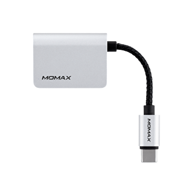 Momax Onelink USB-C to 3.5mm Audio - Space Gray
