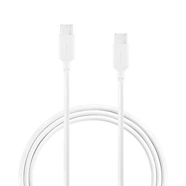 Momax Zero 100W Usb-C to Usb-C 1 M. Kablo - Beyaz