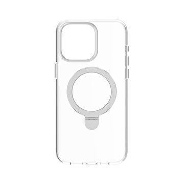 Momax iPhone 15 Flip Magsafe Kılıf - Şeffaf