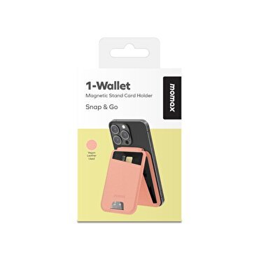 Momax iPhone MagSafe Wallet - Pembe