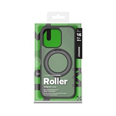 Momax iPhone 16 Pro Max Roller Magsafe Kılıf-Siyah