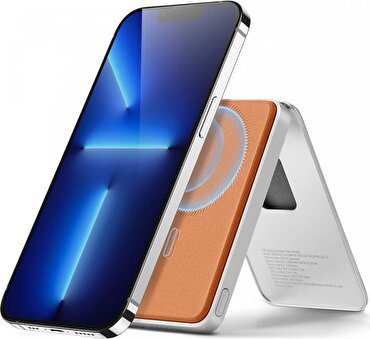 ESR HaloLock 5000 mAh Power Bank/Cüzdan-Kahverengi