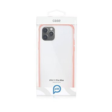 Piili iPhone 11 Pro Max İced Kılıf - Pembe