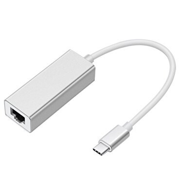 Piili Type-C Ethernet Dönüştürücü Adaptör - Beyaz