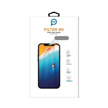 Piili iPhone 13/Pro Toz Filtreli 9D Ekran Koruyucu