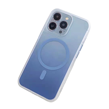 Piili iPhone 14 Pro Max Magsafe Kılıf - Mavi