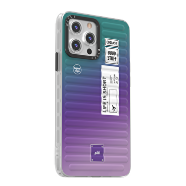 Piili İphone 11 Viva Kılıf Life İs Short Mor