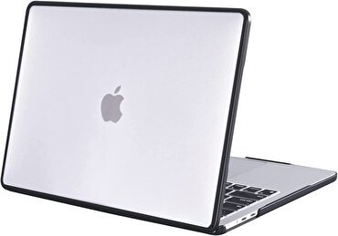 Piili MacBook Air 13 M2 Hardshell Mat Kapak-Şeffaf