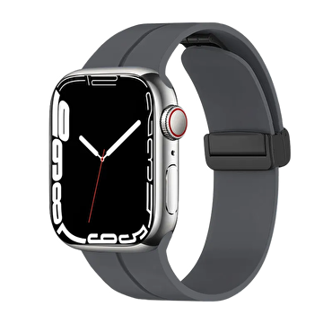 Piili Apple Watch 42-44-45-49 mm Rubber Kayış Gri