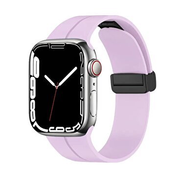Piili Apple Watch 38-40-41 mm Rubber Kayış- Pembe
