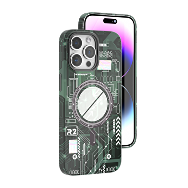 Piili iPhone 14 Pro Max Neo+ MagSafe Kılıf - Yeşil