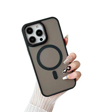 Piili iPhone 15 Pro Max Focus MagSafe Kılıf-Siyah