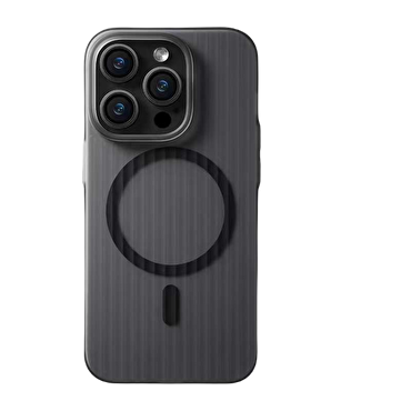 Piili iPhone 15 Pro Max Geomatrix Magsafe -Siyah