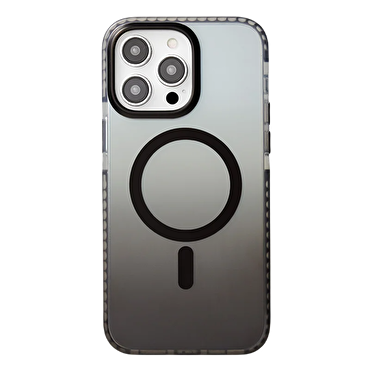 Piili iPhone 15 Gradient MagSafe Kılıf - Siyah