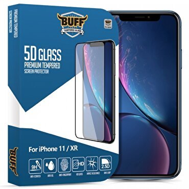 BUFF IPHONE XR 5D GLASS E.KORUYUCU