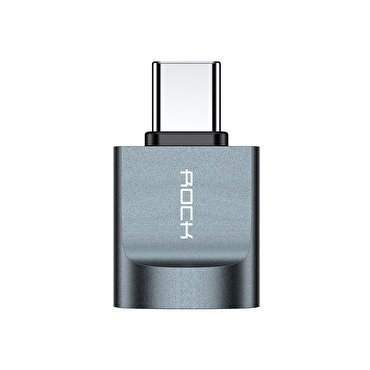 Rock Type-C USB Çevirici - Uzay Grisi