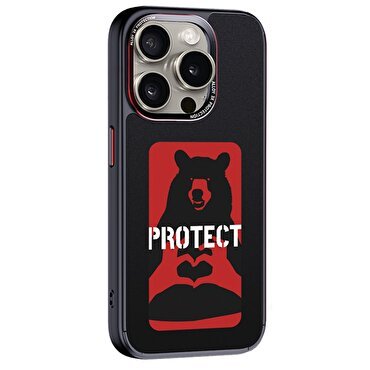 URR iPhone 15 Pro Max NFC Smart Kılıf - Siyah