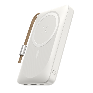Rock 10000 mAh 20W MagSafe Powerbank - Beyaz