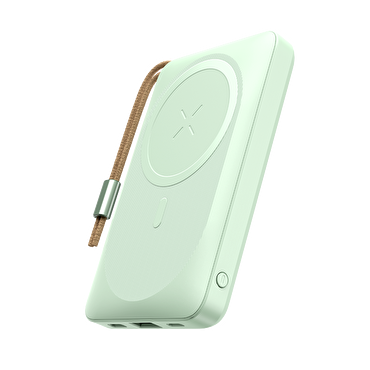 Rock 10000 mAh 20W MagSafe Powerbank - Yeşil