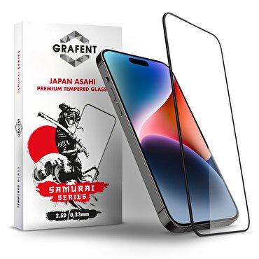Grafent Samurai iPhone 15 Pro Max Ekran Koruyucu 