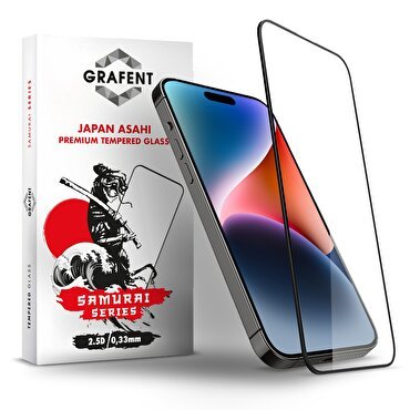 Grafent Samurai iPhone 15 Plus Ekran Koruyucu 