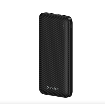 Soultech Carbon 10.000 mAh Powerbank - Siyah