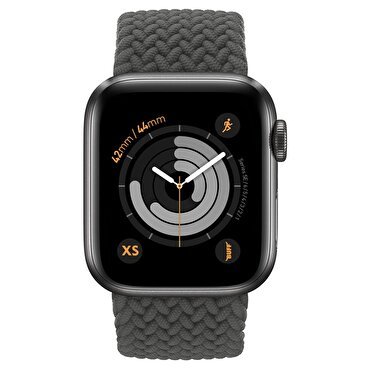 Buff Apple Watch Bnads Braided 42/44 L - Gray