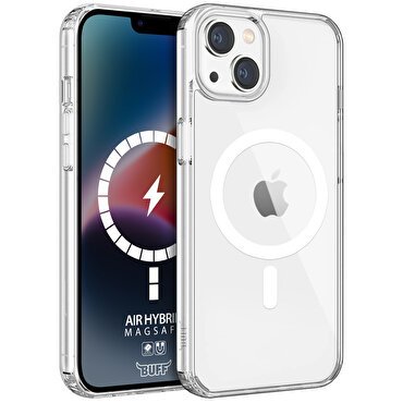 Buff iPhone 14 MagSafe Air Hybrid Kılıf - Şeffaf
