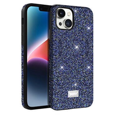 Buff iPhone 14 Diamond Seri Kılıf - Mavi