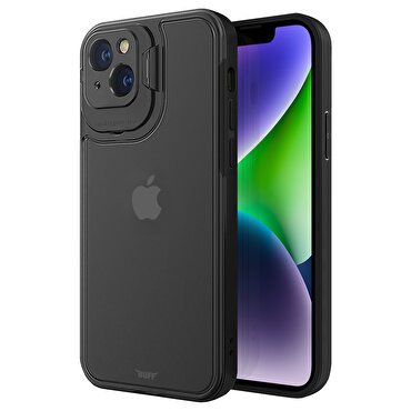 Buff iPhone 14 Plus Hybrid Corner Kılıf - Siyah