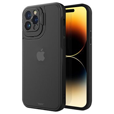 Buff iPhone 14 Pro Hybrid Corner Kılıf - Siyah