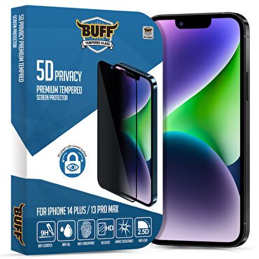 Buff iPhone 14Plus/13ProMax Privacy Ekran Koruyucu