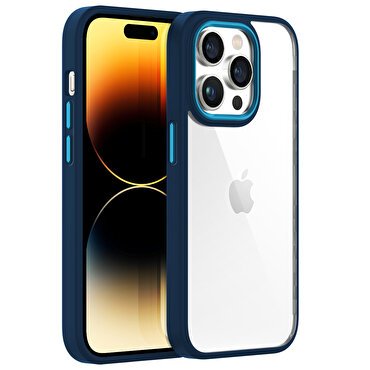 Buff iPhone 14 Pro New Air Bumper Kılıf - Mavi