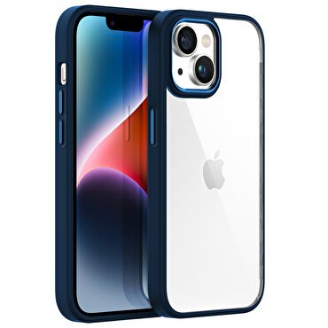 Buff iPhone 14 New Air Bumper Kılıf - Mavi