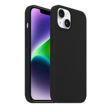 Buff iPhone 14 Plus Rubber Fit Kılıf - Siyah