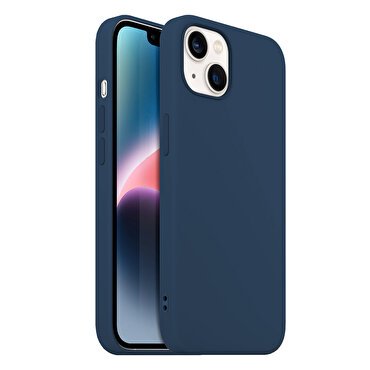 Buff iPhone 14 Rubber S Kılıf - Lacivert