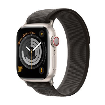 Buff Watch Fabric Band 38/40/41mm-Siyah&Turuncu