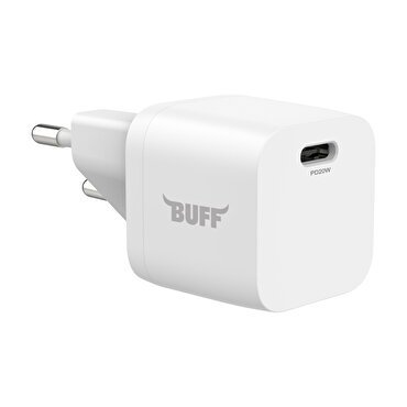 Buff PD Type-C 20W Seyahat Şarjı - Beyaz
