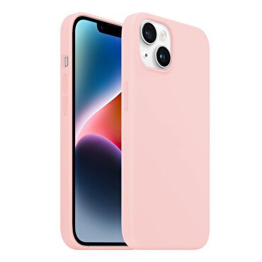 Buff iPhone 14 Rubber Fit Kılıf - Pembe