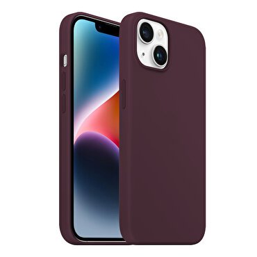 Buff iPhone 14 Rubber Fit Kılıf - Kırmızı
