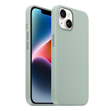 Buff iPhone 14 Rubber Fit Kılıf - Yeşil