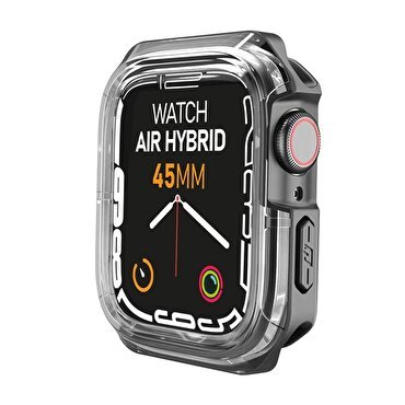 Buff Apple Watch Air Hybrid Kılıf 45mm - Siyah
