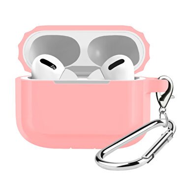 Buff Airpods Pro Rubber Silikon Kılıf - Pembe