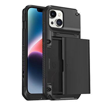 Buff iPhone 14 Slide Armor Kılıf - Siyah