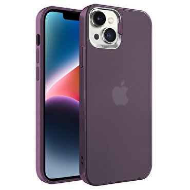 Buff iPhone 14 New Corner Kılıf - Mor