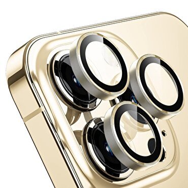 Buff iPhone 14 Pro/Max Metal Lens - Altın