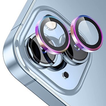 Buff iPhone 14 / Plus Kamera Lens Koruyucu-Renkli