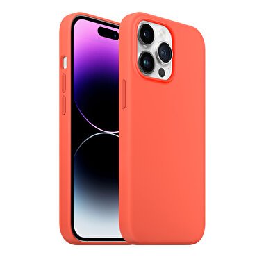 Buff iPhone 14 Pro Max Rubber Fit Kılıf Nectarine