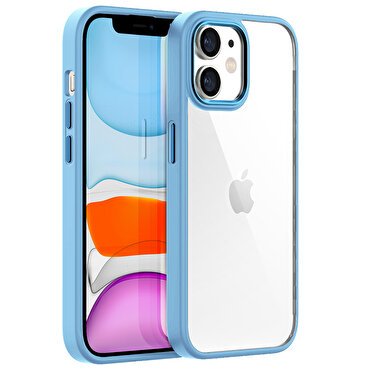 Buff iPhone 11 New Air Bumber Kılıf - Mavi
